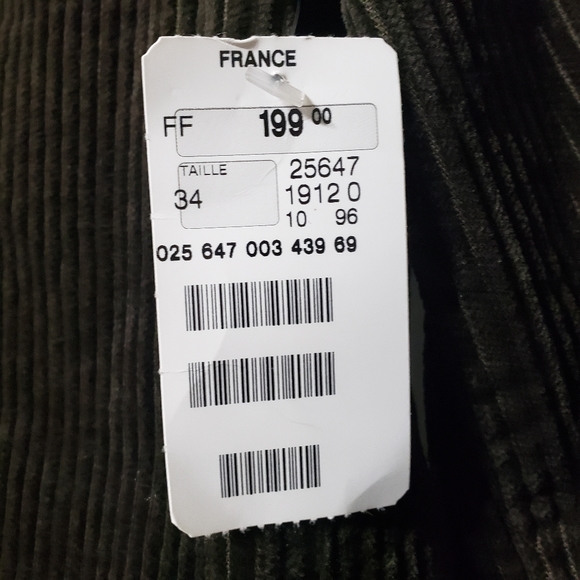 NWT Hennes Collection Olive Green Corduroy Shirt Jacket Sz EU34 - Picture 4 of 16